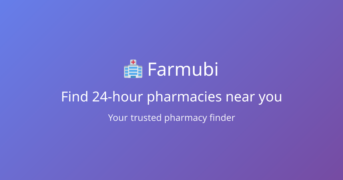 24 Hour Pharmacy Finder | Find Open Pharmacies Near You